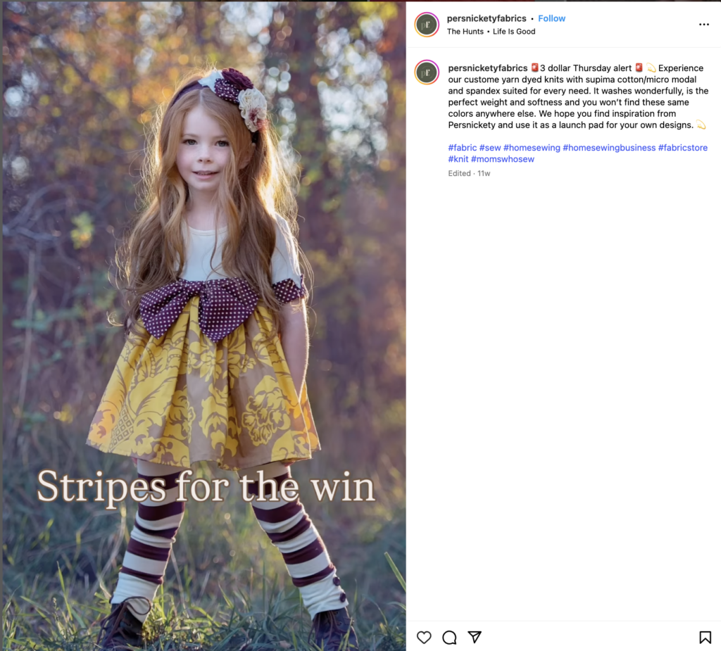 Instagram for fashion designers